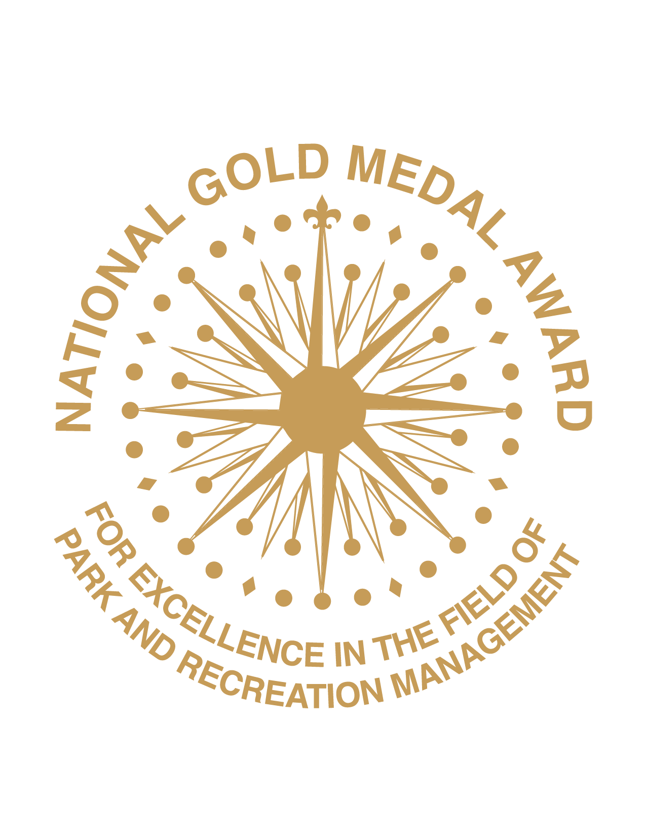 National Gold Medal Award for Excellence in Park and Recreation Management Seal